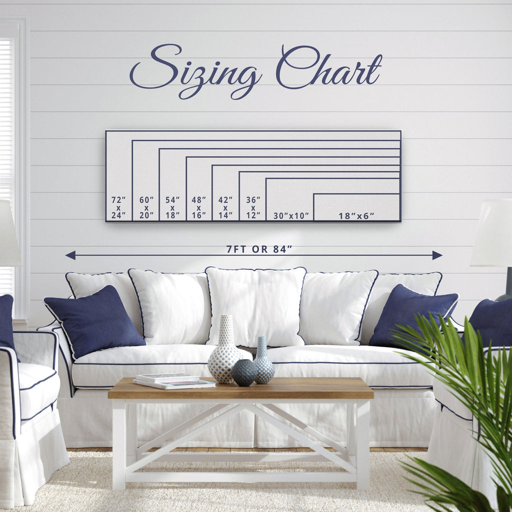 Personalized Framed Whale Canvas Sign