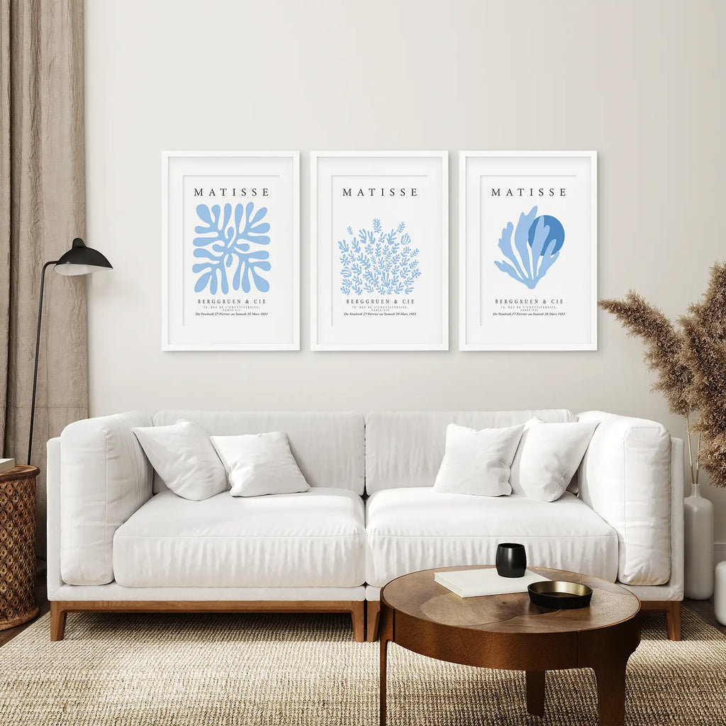 Light Blue Henri Matisse Exhibition Art Set