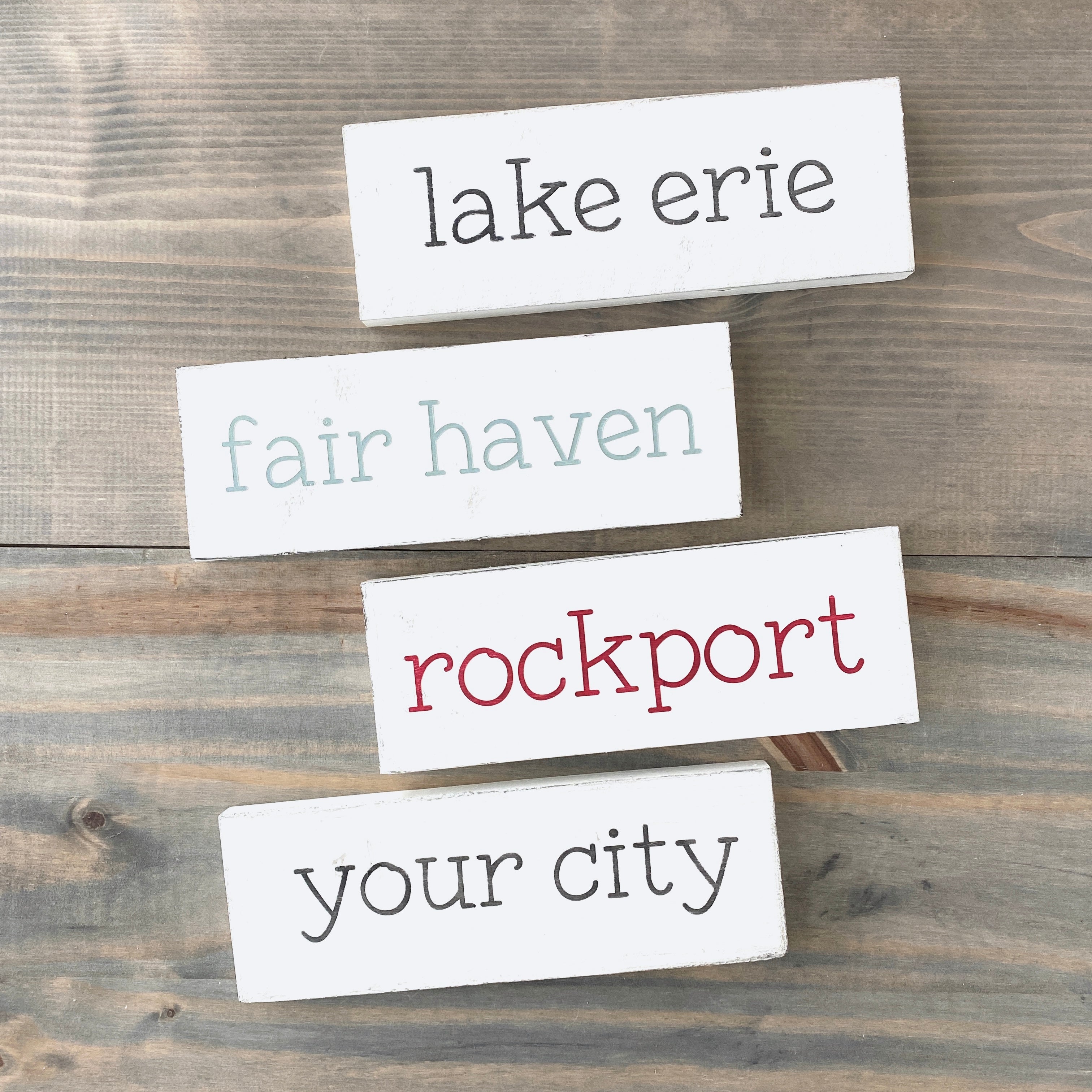 Small Location Word Sign