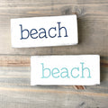 Small Beach Sign